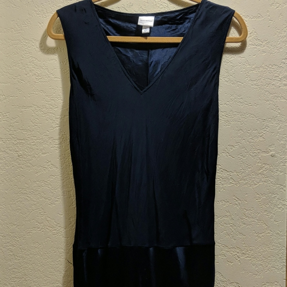 Drop Waist Dual Fabric Dress